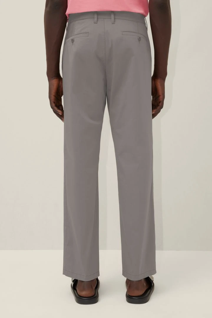 DRYKORN Weite Bundfaltenhose Aus Heavy Baumwoll-Stretch Grau 5 DRYKORN Weite Bundfaltenhose Aus Heavy Baumwoll-Stretch Grau - Image 3