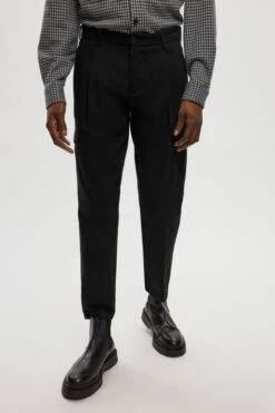 Cargopants In Cotton Twill Schwarz