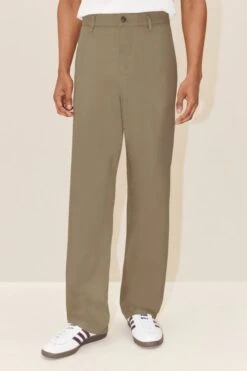 DRYKORN Chino Mit Geradem Bein In Baumwoll-Viskose Mix Braun