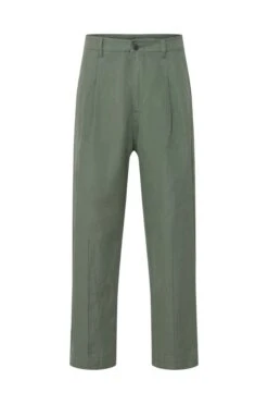 DRYKORN Relaxed Fit Workwear-Pants In Ramie-Baumwoll-Mix Grün -Drykorn Geschäft 10 40 122093 40668 BARKU 2505 07 a2ca9e719216c8227b97b00349a38dc7cde0e2ec 720x1080