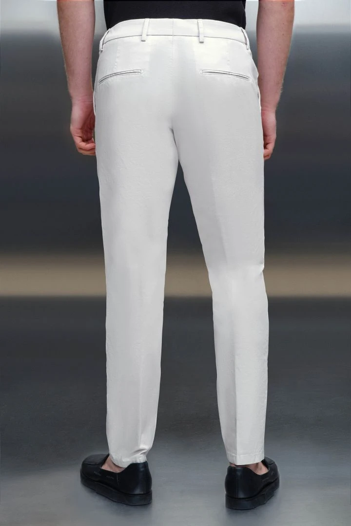 Konfektionierte Hose Aus Baumwoll-Stretch Grau 5 Konfektionierte Hose Aus Baumwoll-Stretch Grau - Image 3