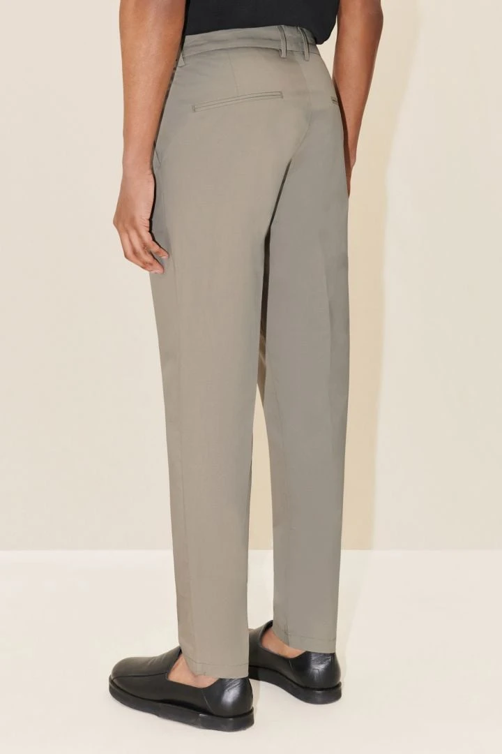 Konfektionierte Hose Aus Baumwoll-Stretch Braun 5 Konfektionierte Hose Aus Baumwoll-Stretch Braun - Image 3