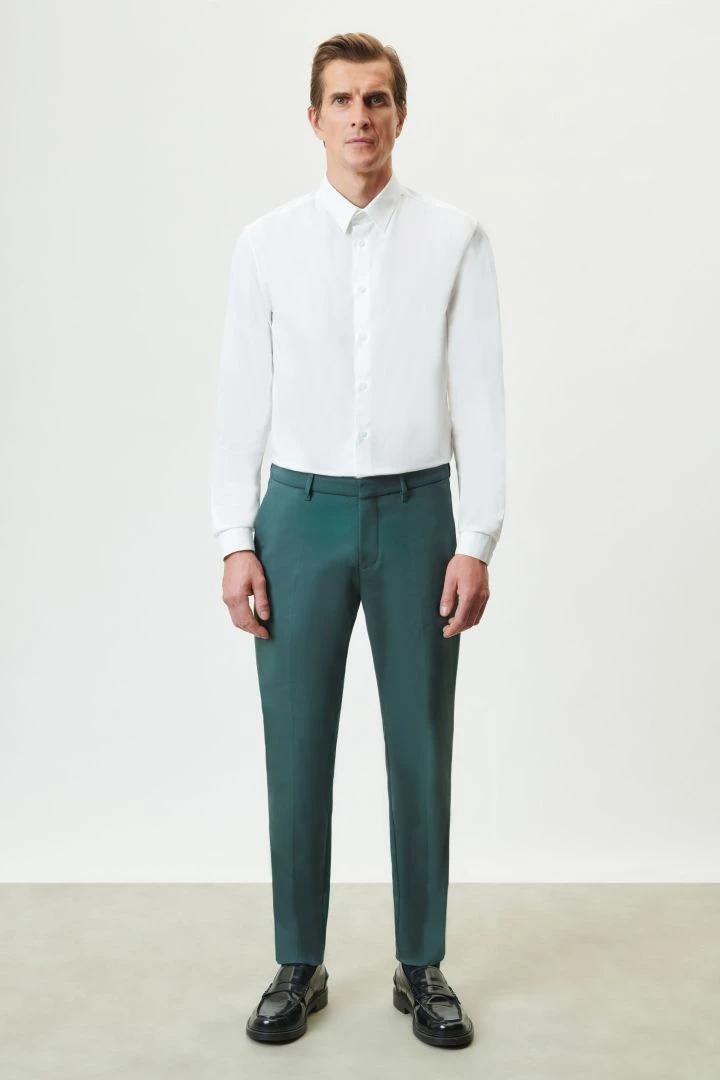 DRYKORN Slim Fit Chino In Technostretch-Satin Grün 4 DRYKORN Slim Fit Chino In Technostretch-Satin Grün - Image 2