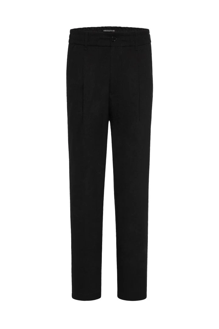 Casual Hose Mit Bundfalte Aus Leinen-Mix Schwarz 8 Casual Hose Mit Bundfalte Aus Leinen-Mix Schwarz - Image 6