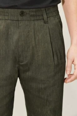 DRYKORN Casual Hose Mit Bundfalte Aus Leinen-Mix Grün 10 DRYKORN Casual Hose Mit Bundfalte Aus Leinen-Mix Grün -Drykorn Geschäft 10 40 126014 40393 CHASY 2100 04 ec78bcc29033d08dd50d03f178277f4a42418d2a 720x1080