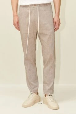 DRYKORN Jogpant Aus Leinen-Mix Braun