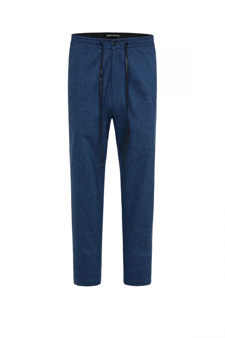 Jogpants Aus Leinen-Mix Blau 8 Jogpants Aus Leinen-Mix Blau - Image 6