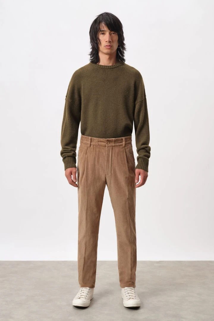 DRYKORN Casual Hose Mit Bundfalte Aus Cord Braun 4 DRYKORN Casual Hose Mit Bundfalte Aus Cord Braun - Image 2