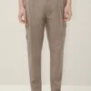 Cargo Pants Aus Baumwoll-Stretch-Ripstop Braun
