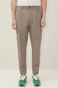 Cargo Pants Aus Baumwoll-Stretch-Ripstop Braun