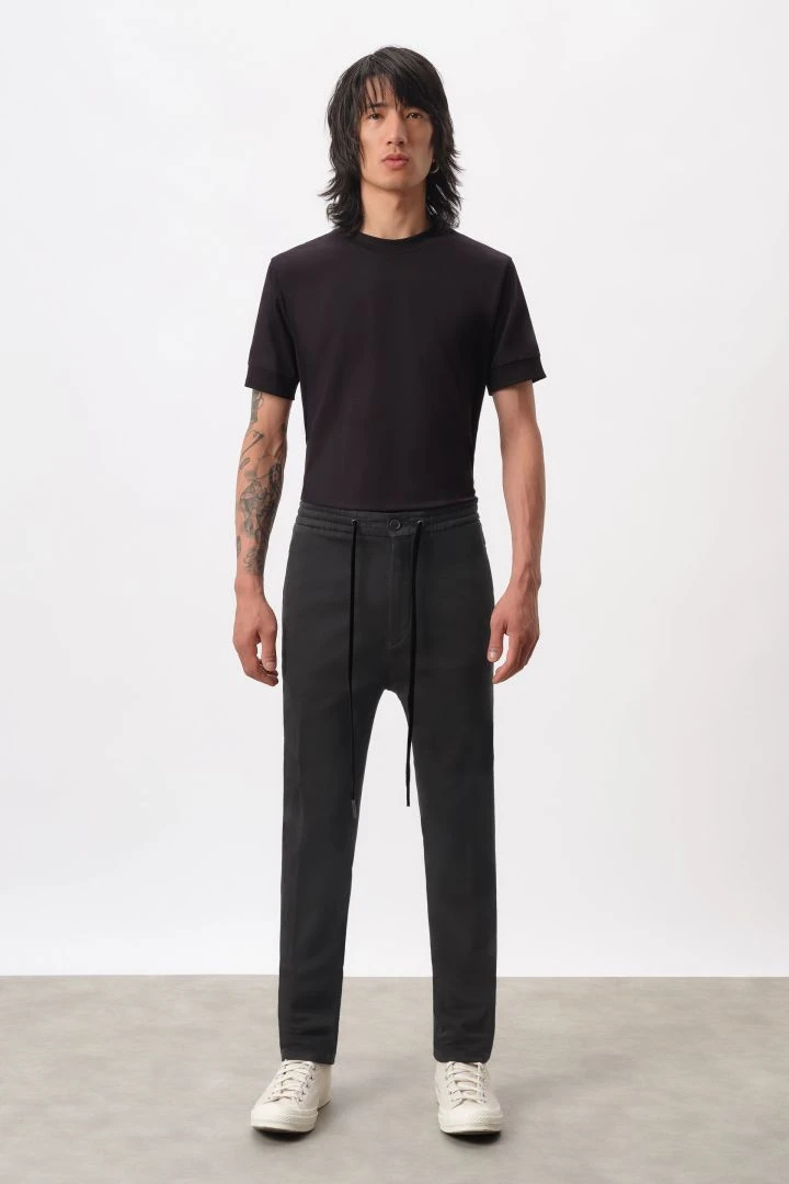 DRYKORN Jogpants Mit Tunnelzug In Baumwoll-Jersey Schwarz 4 DRYKORN Jogpants Mit Tunnelzug In Baumwoll-Jersey Schwarz - Image 2