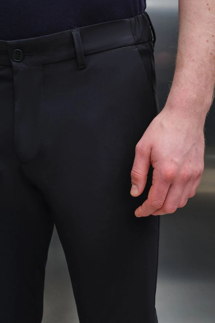 Konfektionierte Bi-Stretch Hose Blau 6 Konfektionierte Bi-Stretch Hose Blau - Image 4