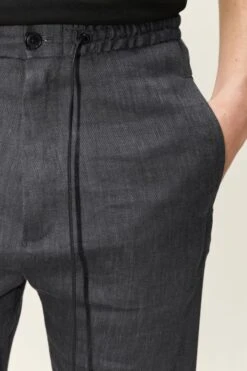 DRYKORN Jogpants Aus Leinen-Mix Grau -Drykorn Geschäft 10 40 138280 40473 JEGER 6100 04 2d8f7d031770dfa40daeed233cb855b02ec79fec 720x1080