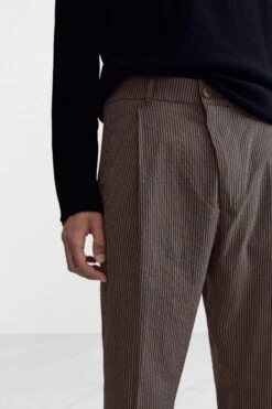 Konfektionierte Seersucker Bundfaltenhose Braun -Drykorn Geschäft 10 40 142050 40600 JOAH 1202 05 4cc775ddafb7e4cd739998cc73f6659c876b199a 720x1080