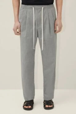 DRYKORN Casual Bundfaltenhose Mit Tunnelzug Grau