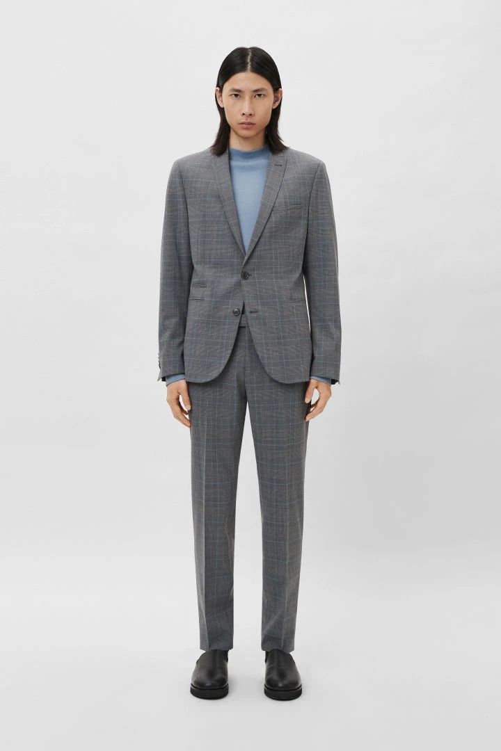 Bi-Strech Slim Fit Hose Grau 4 Bi-Strech Slim Fit Hose Grau - Image 2