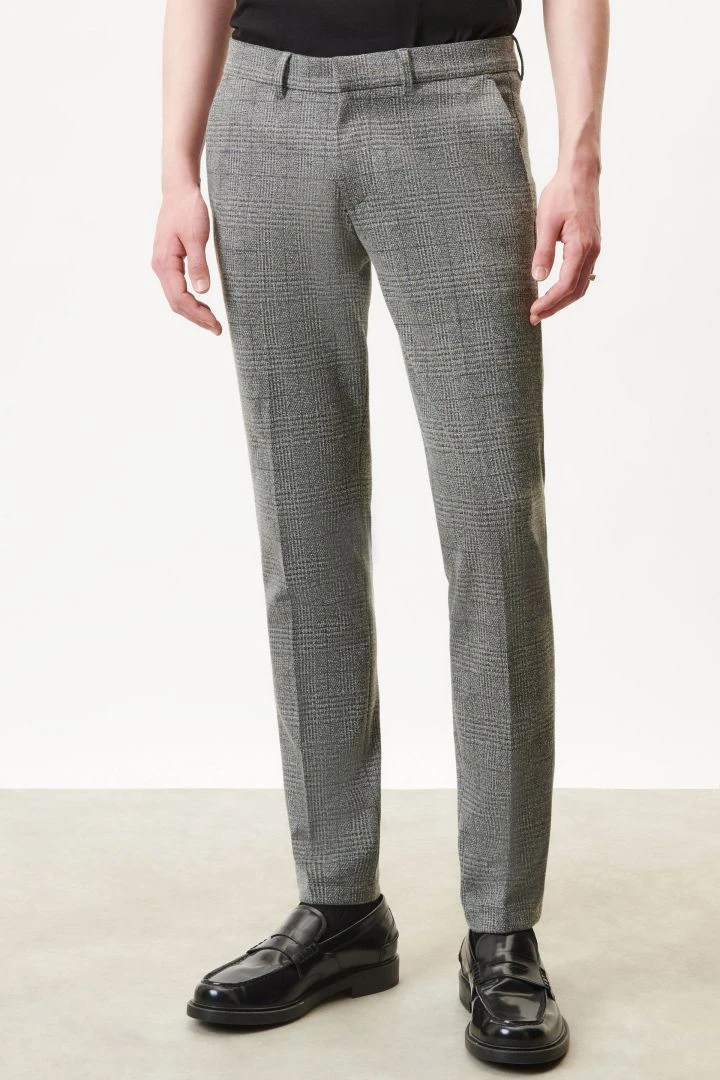 DRYKORN Slim Fit Chino In Italienischem Jersey Grau 3 DRYKORN Slim Fit Chino In Italienischem Jersey Grau