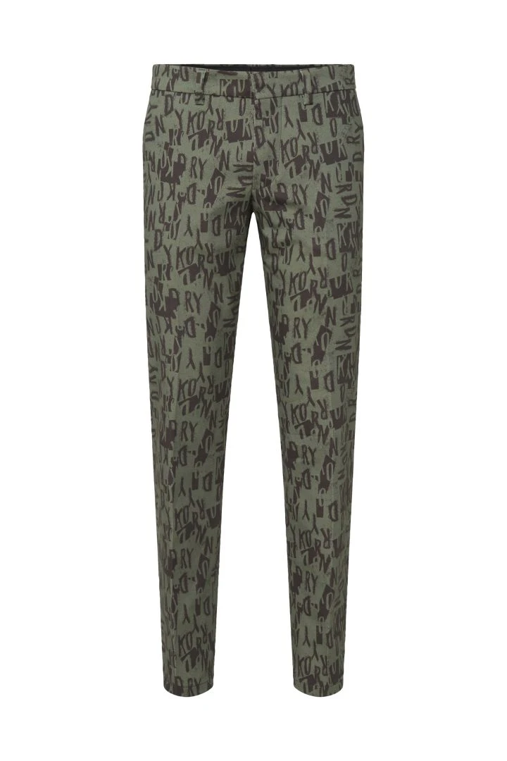 DRYKORN Slim Fit Hose Aus Baumwollgarbadine Mit Signature Print Grün 8 DRYKORN Slim Fit Hose Aus Baumwollgarbadine Mit Signature Print Grün - Image 6