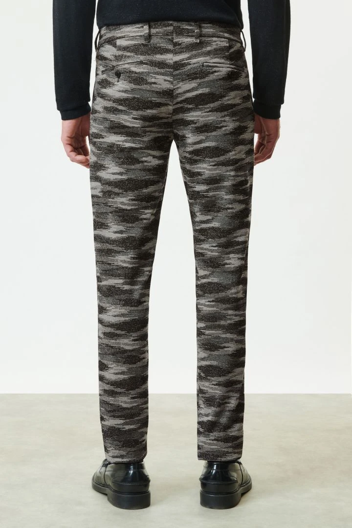 Slim Fit Chino In Viskose-Mix Grau 5 Slim Fit Chino In Viskose-Mix Grau - Image 3