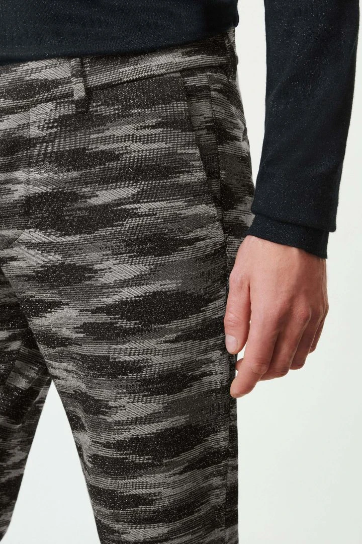 Slim Fit Chino In Viskose-Mix Grau 6 Slim Fit Chino In Viskose-Mix Grau - Image 4