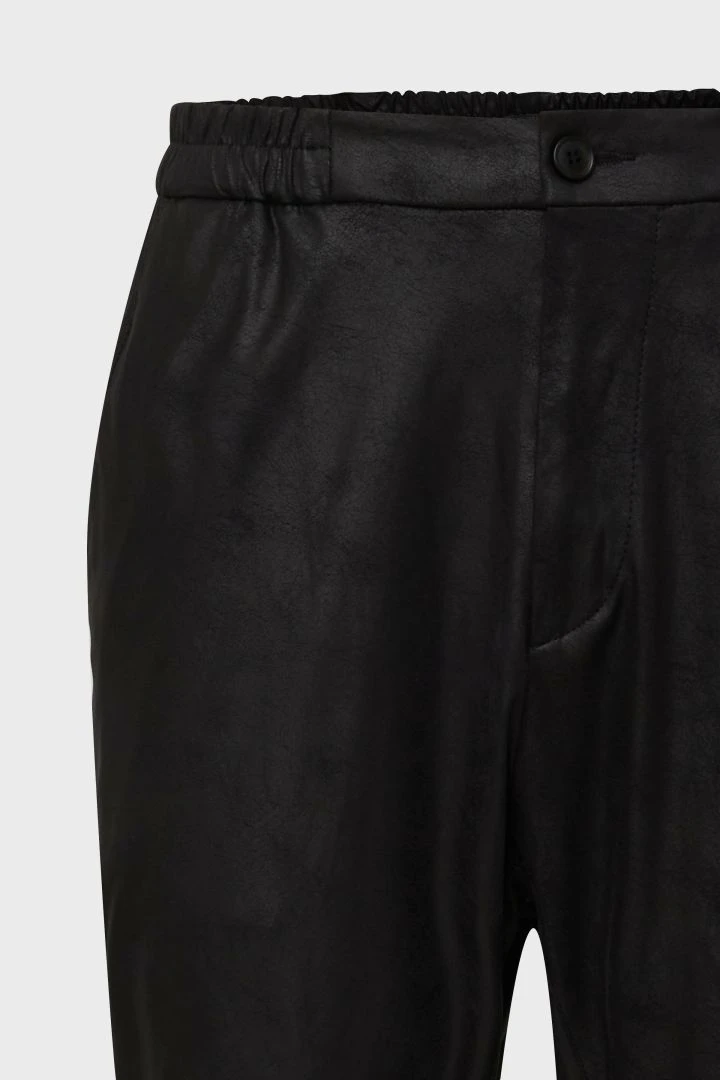 Jogpants In Lederoptik Schwarz 9 Jogpants In Lederoptik Schwarz - Image 7