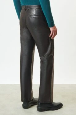 Chino Mit Geradem Bein In Weichem Lamm-Nappa Leder Schwarz -Drykorn Geschäft 10 40 180042 40664 TAVIS 2 1000 03 bd60285729300dec55419207c24ab3c537d1560e 720x1080