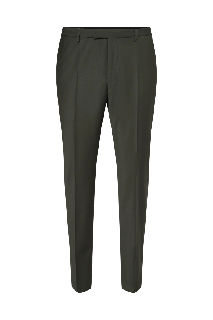 Klassische Slim Fit Hose Mit Bi-Stretch Grün 8 Klassische Slim Fit Hose Mit Bi-Stretch Grün - Image 6