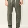 Lockere Jogpants Aus Baumwoll-Leinen-Mix Grün -Drykorn Geschäft 10 40 270077 40645 PLAIN 2100 01 b5df72fc44475426c41362f465eb4b6ba0e83de8 720x1080