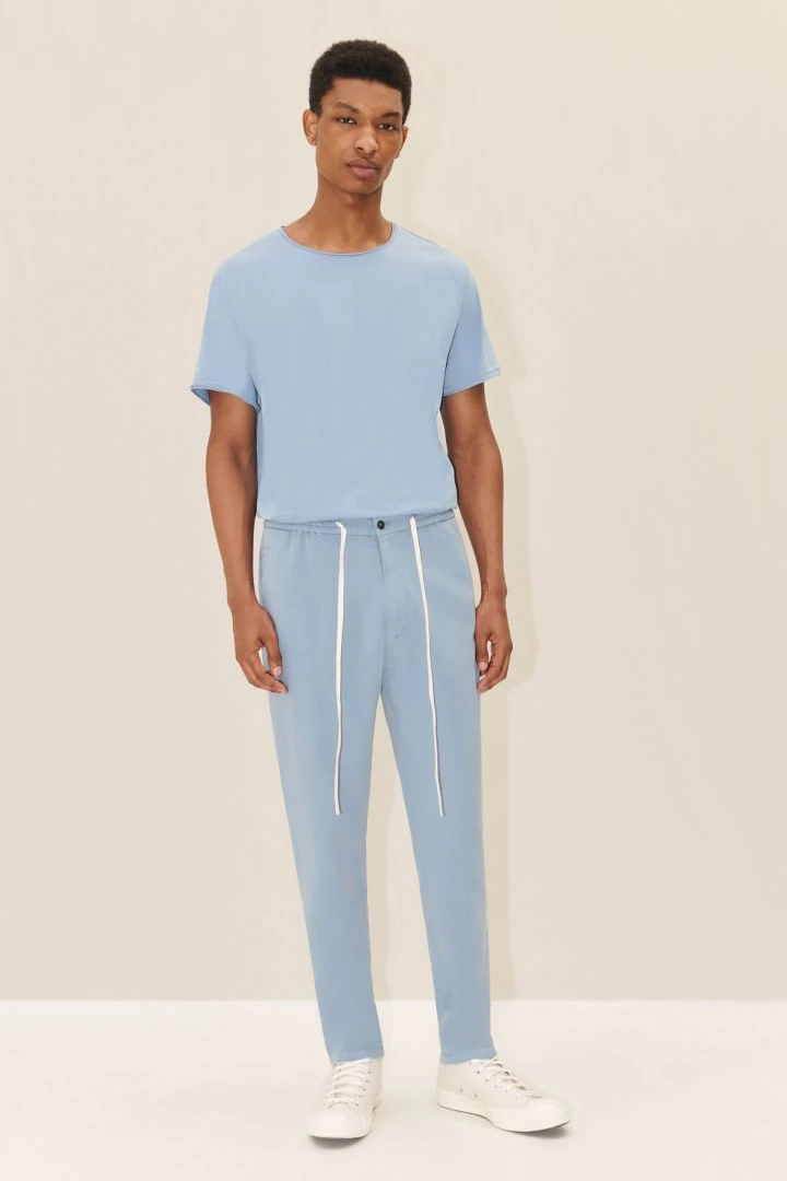 DRYKORN Jogpants Mit Tunnelzug Aus Lyocell-Baumwoll-Mix Blau 4 DRYKORN Jogpants Mit Tunnelzug Aus Lyocell-Baumwoll-Mix Blau - Image 2