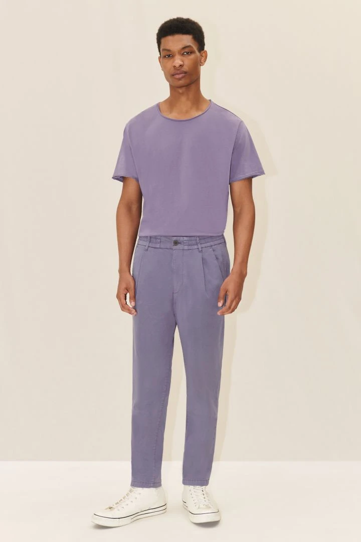 DRYKORN Casual Hose Mit Bundfalte Aus Lyocell-Baumwoll-Twill Lila 4 DRYKORN Casual Hose Mit Bundfalte Aus Lyocell-Baumwoll-Twill Lila - Image 2