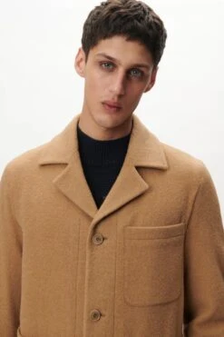 Sakko Aus Woll-Mix Braun