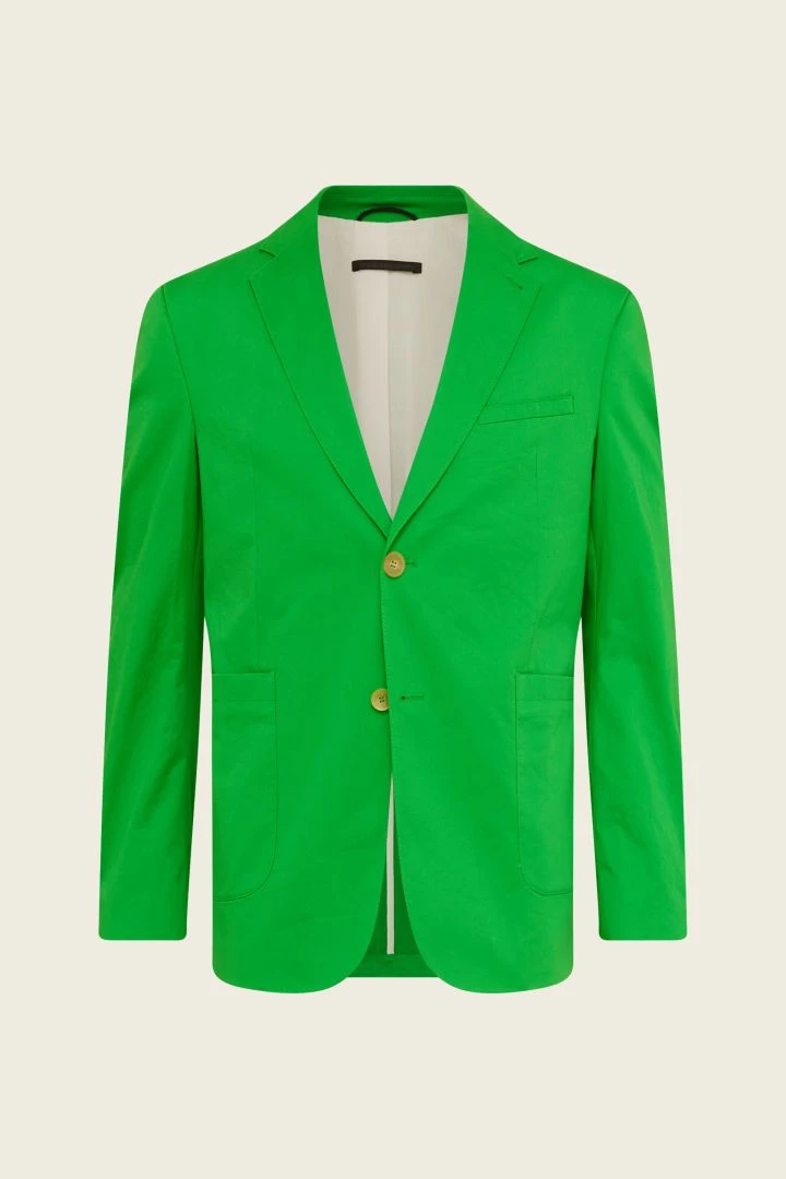 Klassisches Sakko Aus Baumwolle Grün 7 Klassisches Sakko Aus Baumwolle Grün - Image 5