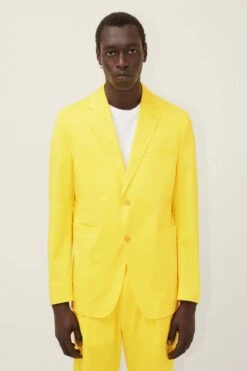 DRYKORN Klassisches Sakko Aus Baumwolle Gelb