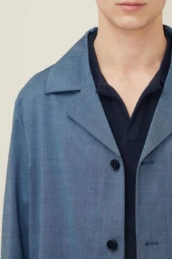 DRYKORN Hemdiges Sakko Aus Woll-Viskose-Mix Blau -Drykorn Geschäft 10 42 138160 42387 LUZON 3200 04 8442a0cd24106c0beaa832879cd9478ca810688c 720x1080