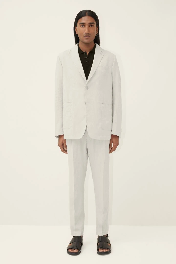 DRYKORN Klassisches Sakko Aus Baumwoll-Leinen-Mix Braun 4 DRYKORN Klassisches Sakko Aus Baumwoll-Leinen-Mix Braun - Image 2