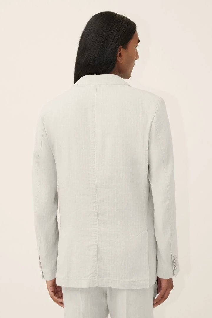 DRYKORN Klassisches Sakko Aus Baumwoll-Leinen-Mix Braun 5 DRYKORN Klassisches Sakko Aus Baumwoll-Leinen-Mix Braun - Image 3