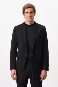 Sportives Slim Fit Sakko In Woll-Mix Schwarz -Drykorn Geschäft 10 42 138284 42400 LONEST 1000 01 487b8772957e994d86848e776f0b0e618f91b1ae 720x1080