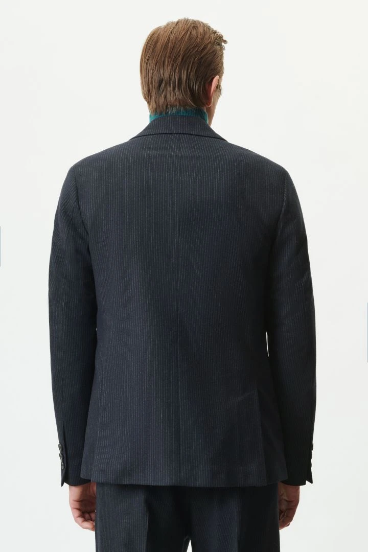 DRYKORN Regular Fit Sakko In Viskose-Mix Blau 4 DRYKORN Regular Fit Sakko In Viskose-Mix Blau - Image 2