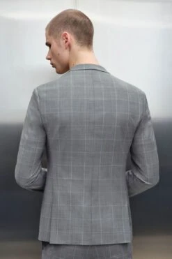 Skinny Fit Sakko Mit Gittermuster Grau -Drykorn Geschäft 10 42 146412 42333 IRVING SK 6402 03 0421dfd72804918b3426129241c2efff58a3370c 720x1080