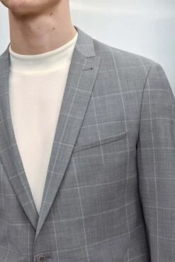 Skinny Fit Sakko Mit Gittermuster Grau -Drykorn Geschäft 10 42 146412 42333 IRVING SK 6402 04 95b14070a4f658438781a78d8c62f79365416eff 720x1080