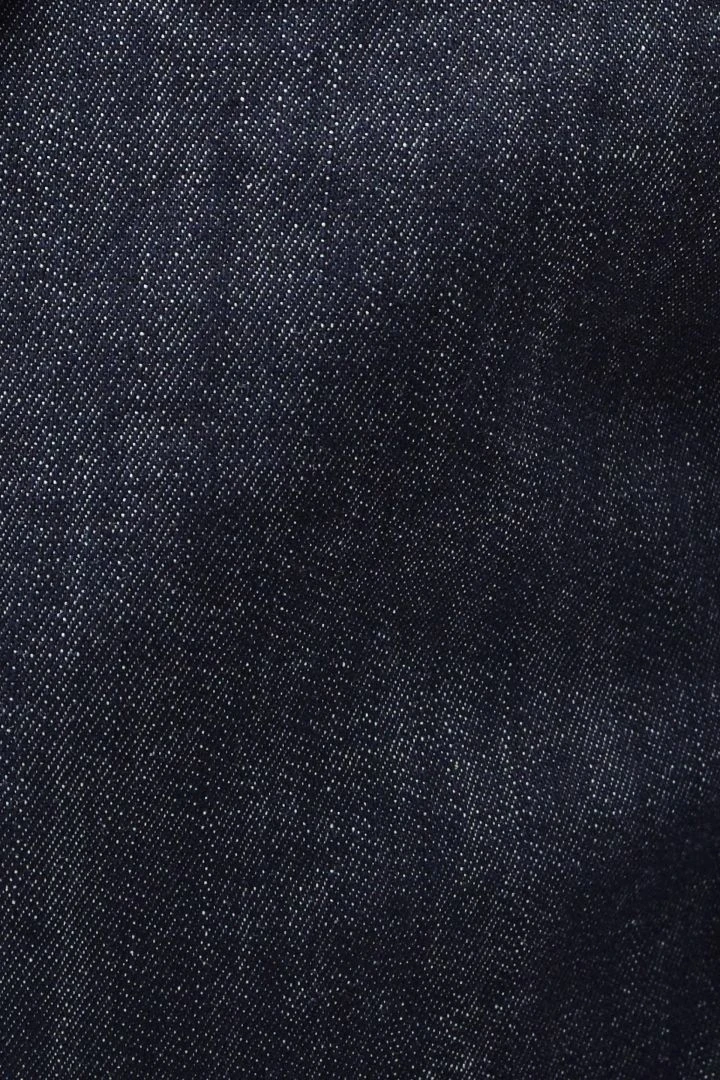 Zweireiher Sakko In Gewaschener Denim Optik Blau 7 Zweireiher Sakko In Gewaschener Denim Optik Blau - Image 5