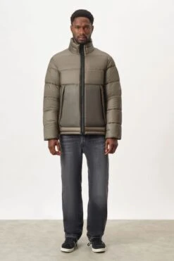 Drykorn Geschäft 32 DRYKORN Puffer Jacket In Semi Transparentem Ripstop Grün