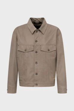 Trucker Lederjacke Braun -Drykorn Geschäft 10 44 180050 44769 MAJID 1705 07 d08e55d4d2af9c05df938fa761cdf2407ca2a4c3 720x1080