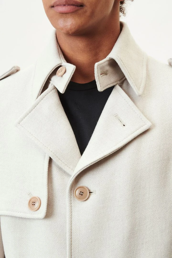 DRYKORN Trenchcoat In Winterlichem Woll-Mix Braun 7 DRYKORN Trenchcoat In Winterlichem Woll-Mix Braun - Image 5