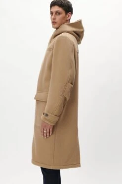 Dufflecoat Aus Wollmix Braun