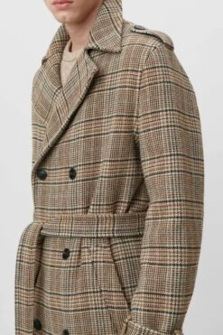 Lässiger Trenchcoat In Woll-Check Braun -Drykorn Geschäft 10 45 146357 45238 AVELLINO 1206 04 fdaca55dcf65b69ab7379a166e16a7b0995a0b4c 720x1080
