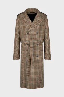 Lässiger Trenchcoat In Woll-Check Braun -Drykorn Geschäft 10 45 146357 45238 AVELLINO 1206 07 10ee833a5146f666efd2ffbdcb614dcb190ea29e 720x1080