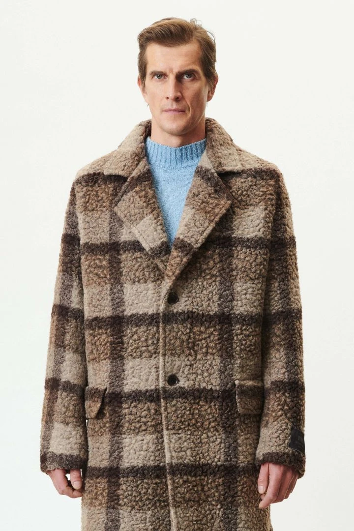 DRYKORN Reversmantel In Voluminösem Italienischen Woll-Mix Braun 5 DRYKORN Reversmantel In Voluminösem Italienischen Woll-Mix Braun - Image 3