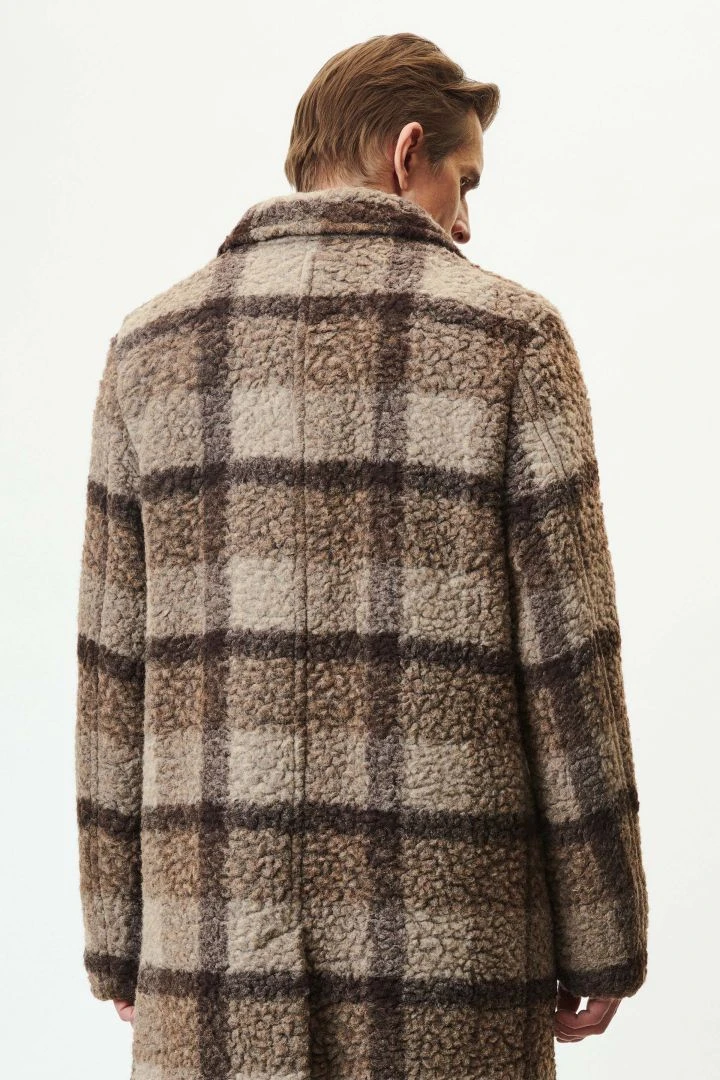 DRYKORN Reversmantel In Voluminösem Italienischen Woll-Mix Braun 4 DRYKORN Reversmantel In Voluminösem Italienischen Woll-Mix Braun - Image 2