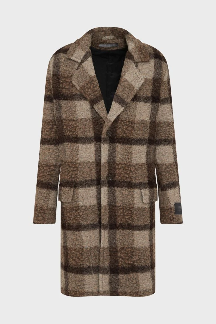 DRYKORN Reversmantel In Voluminösem Italienischen Woll-Mix Braun 8 DRYKORN Reversmantel In Voluminösem Italienischen Woll-Mix Braun - Image 6